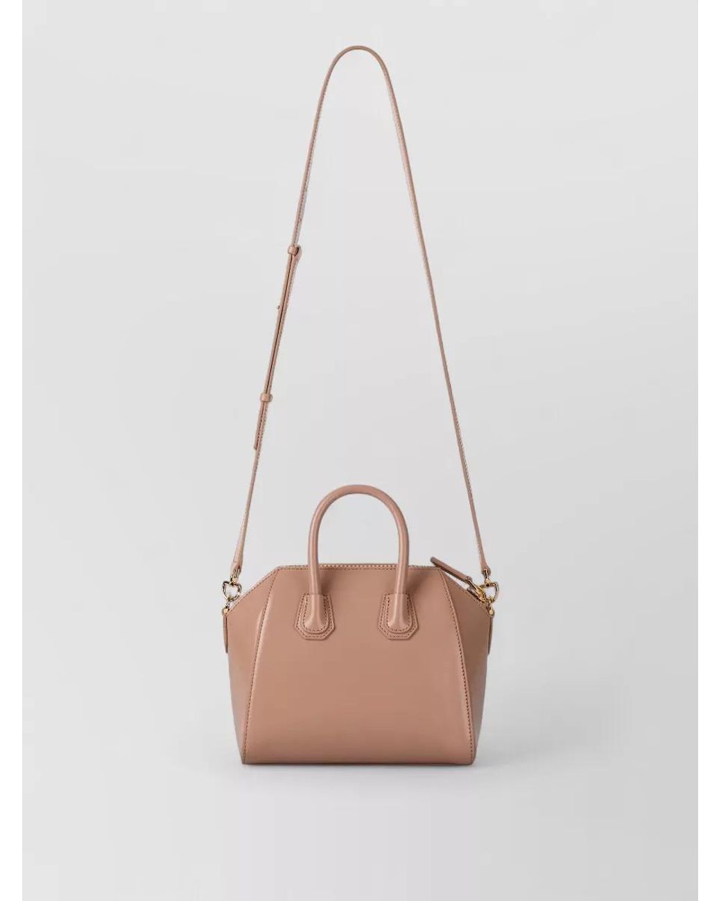 Givenchy Natural Antigona Mini Leather Clutch Bag
