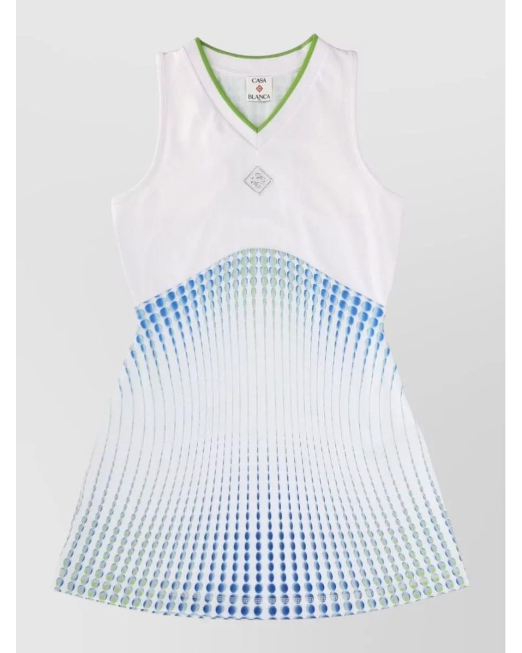 Casablanca Blue Slim-Fit Mini Dress