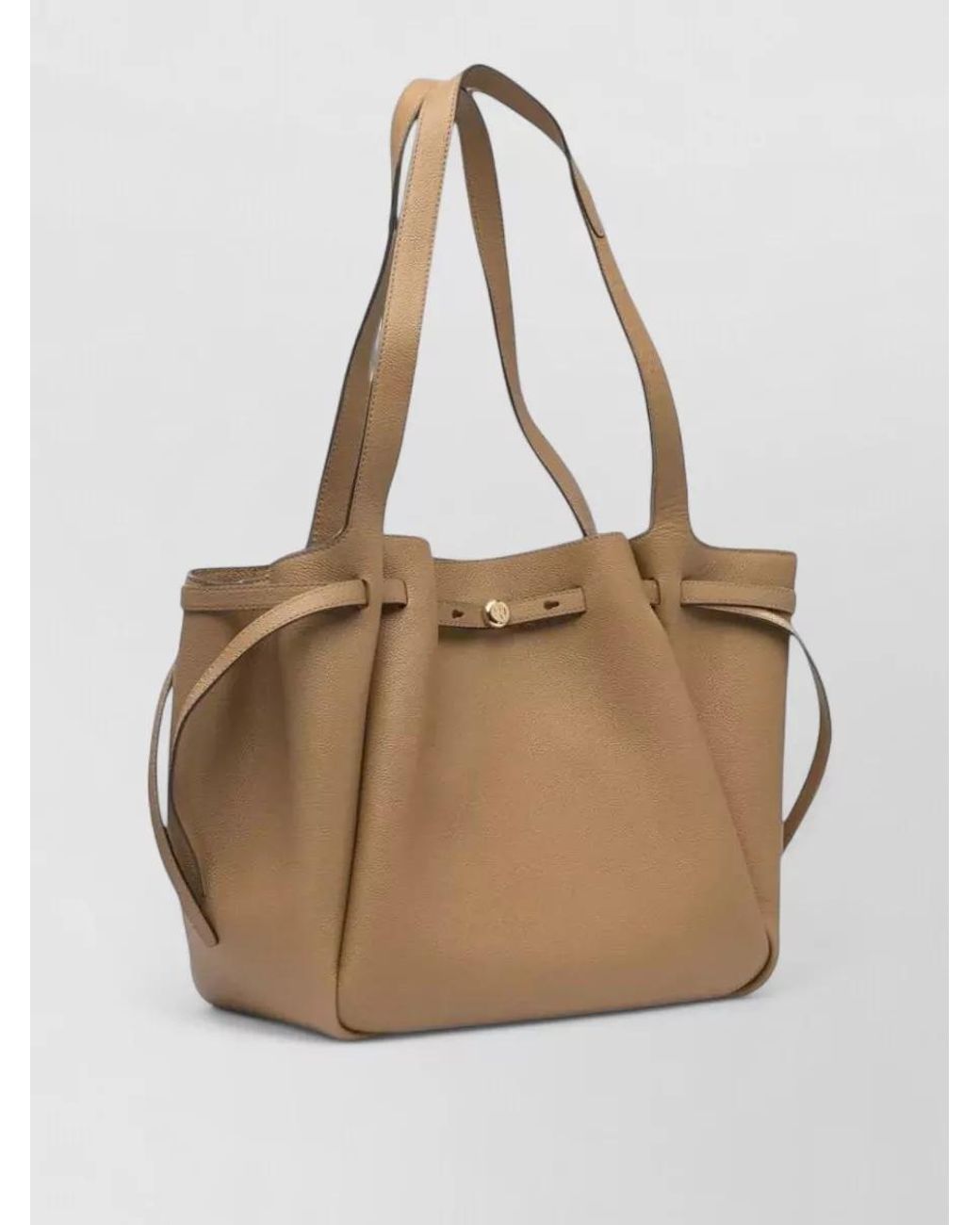 Tory Burch Natural Romy Leather Tote Bag