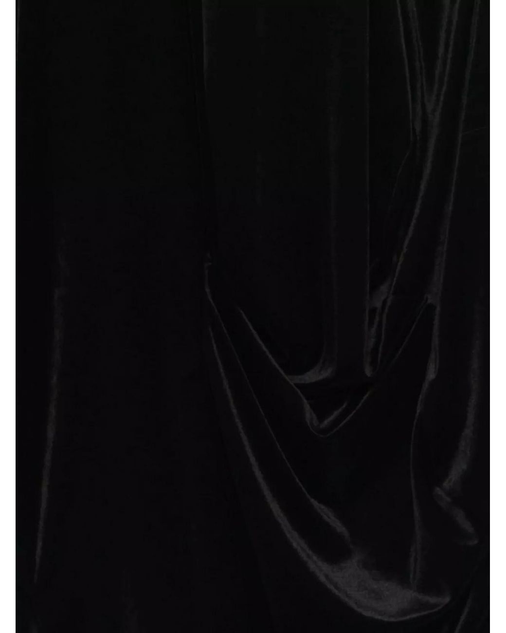 Comme des Garçons Black Cotton Sleeveless Draped Asymmetric T-Shirt Dress