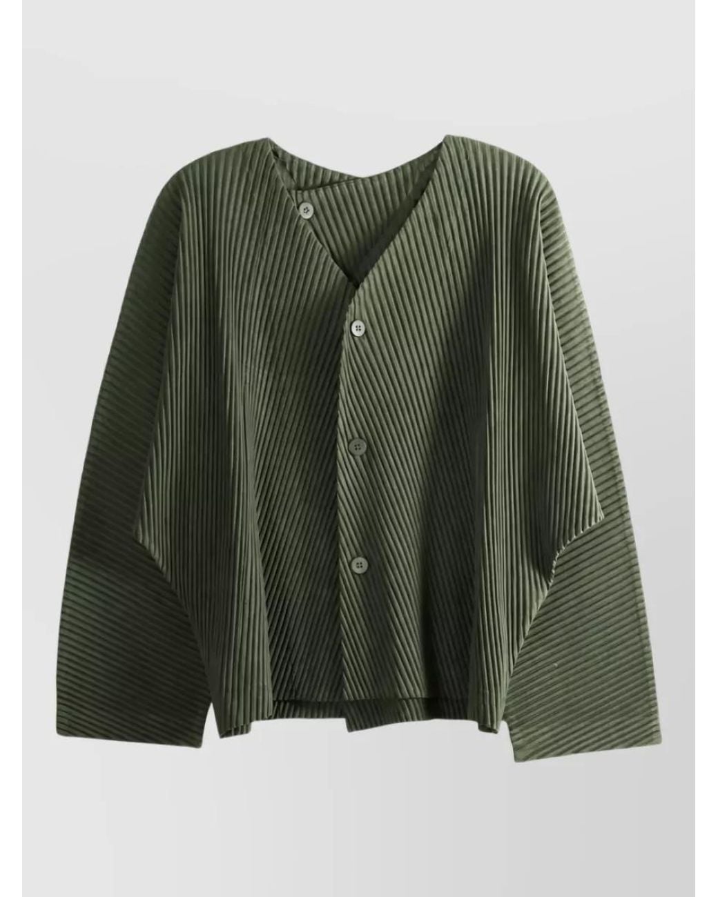 Homme Plissé Issey Miyake Green Shirt for men