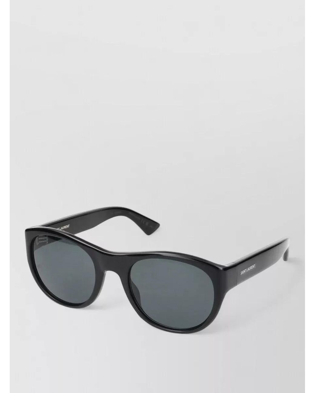 Saint Laurent Gray Acetate Sunglasses