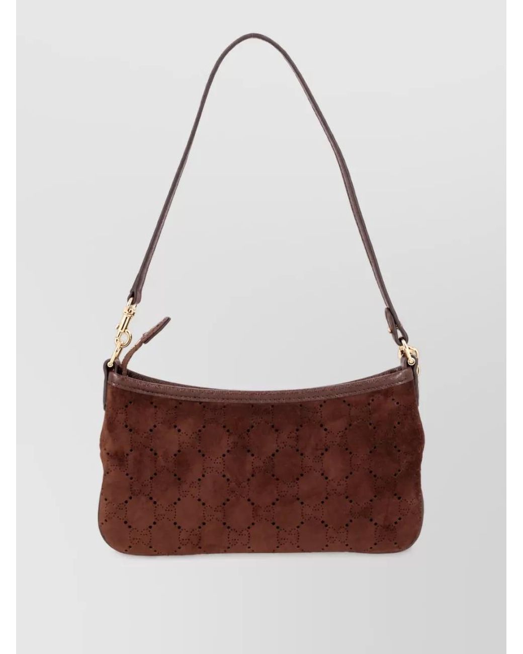 Gucci Brown Na Small Leather Clutch Bag