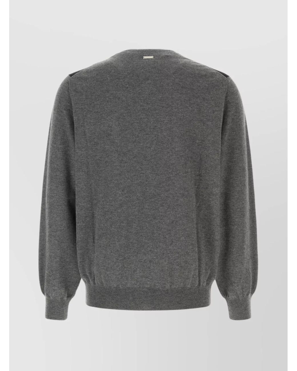 Ferragamo Black Virgin Wool Sweater for men