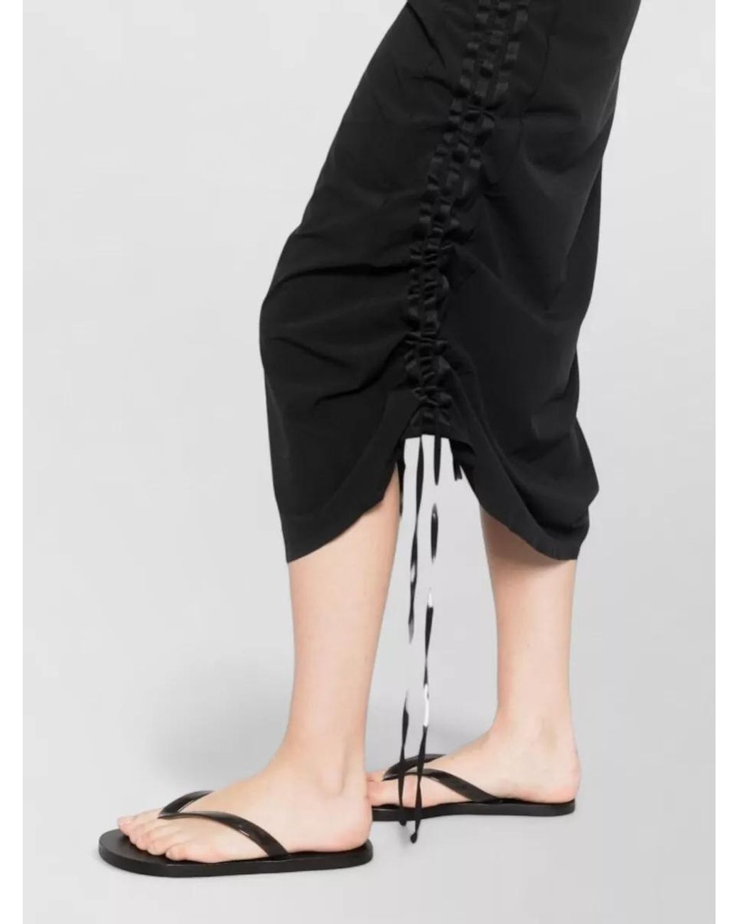 Y-3 Black Sleeveless Maxi Dress