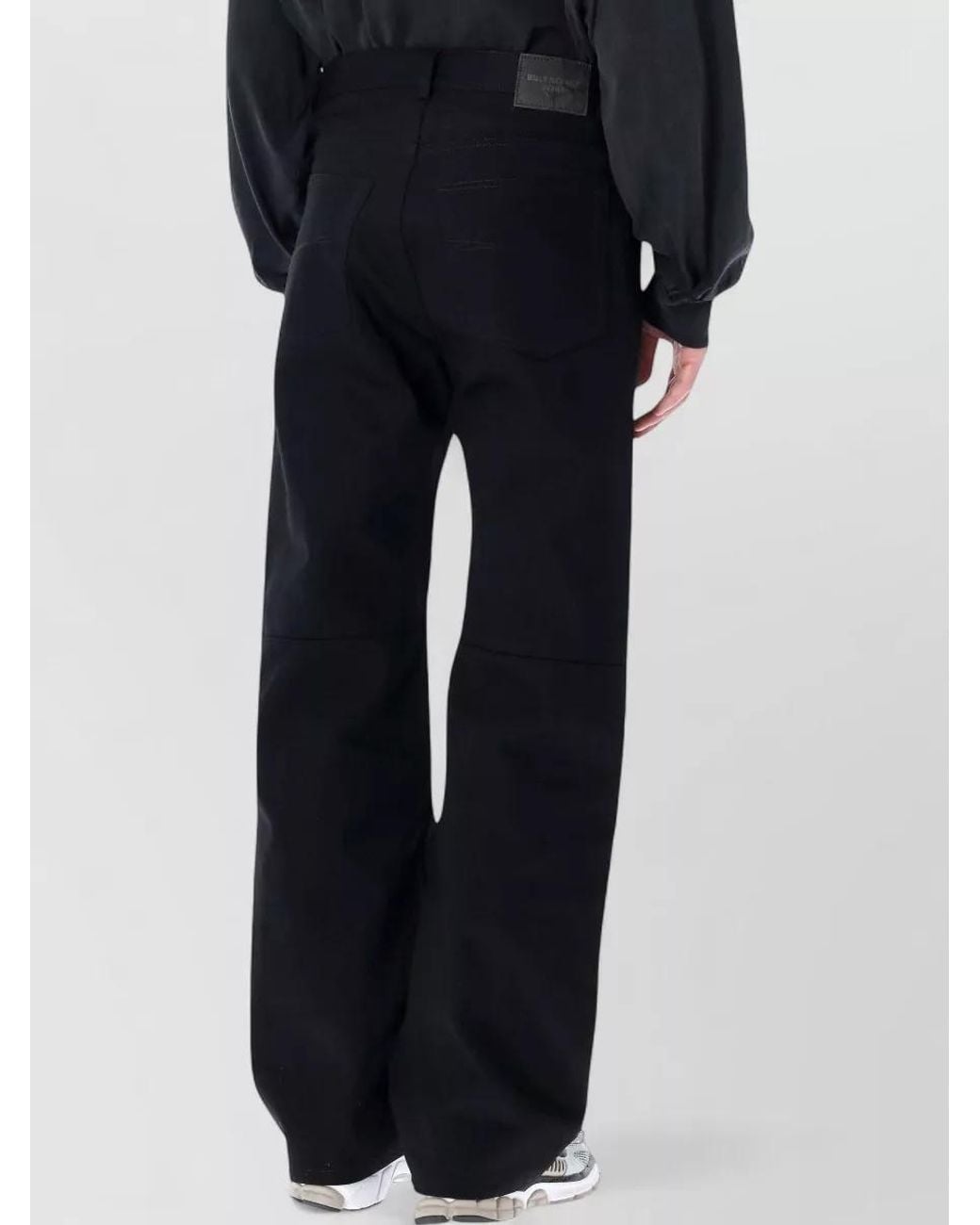 Balenciaga Blue Denim Mid-Rise Curved-Leg Jeans for men