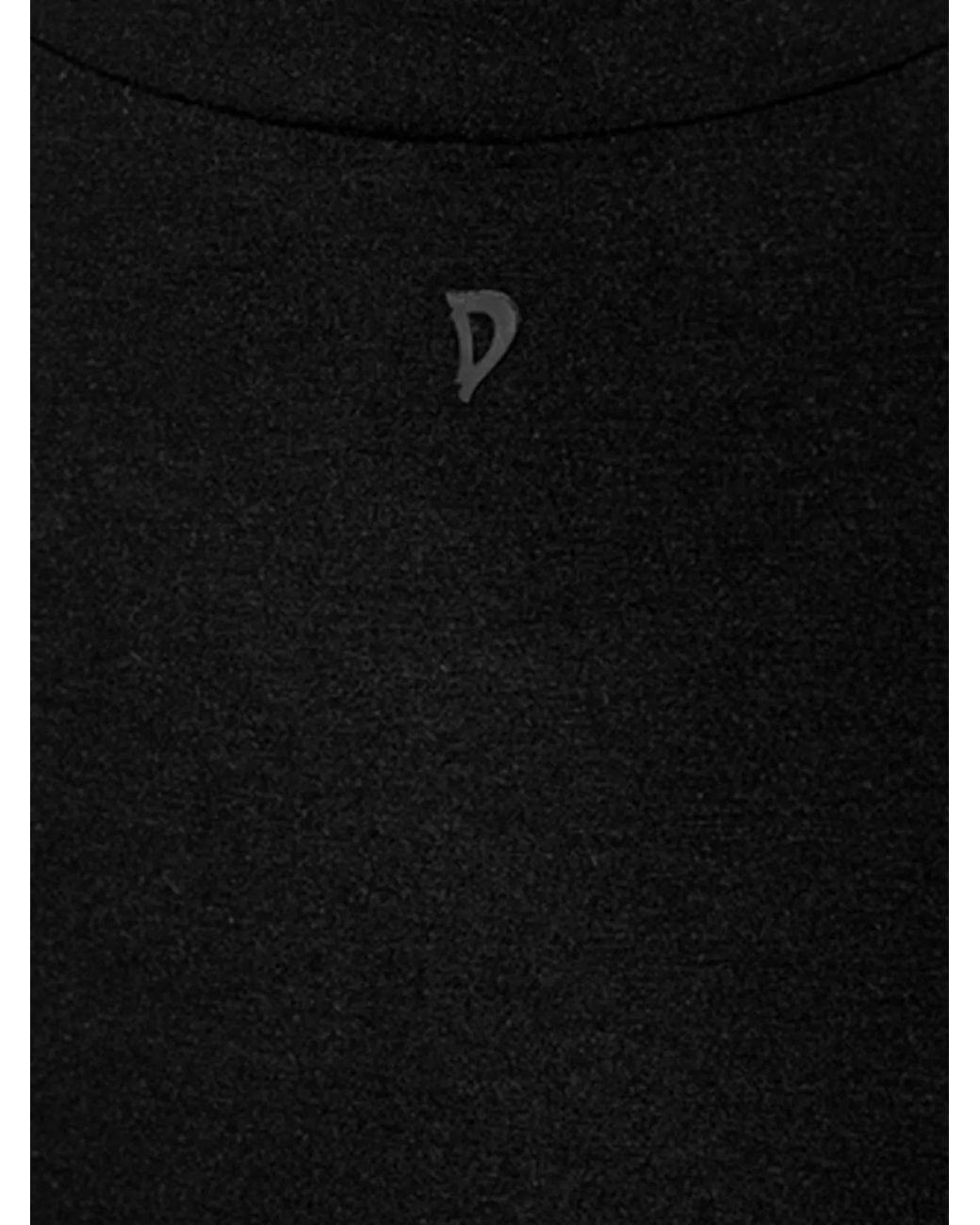 Dondup Black Cashmere Knit Top