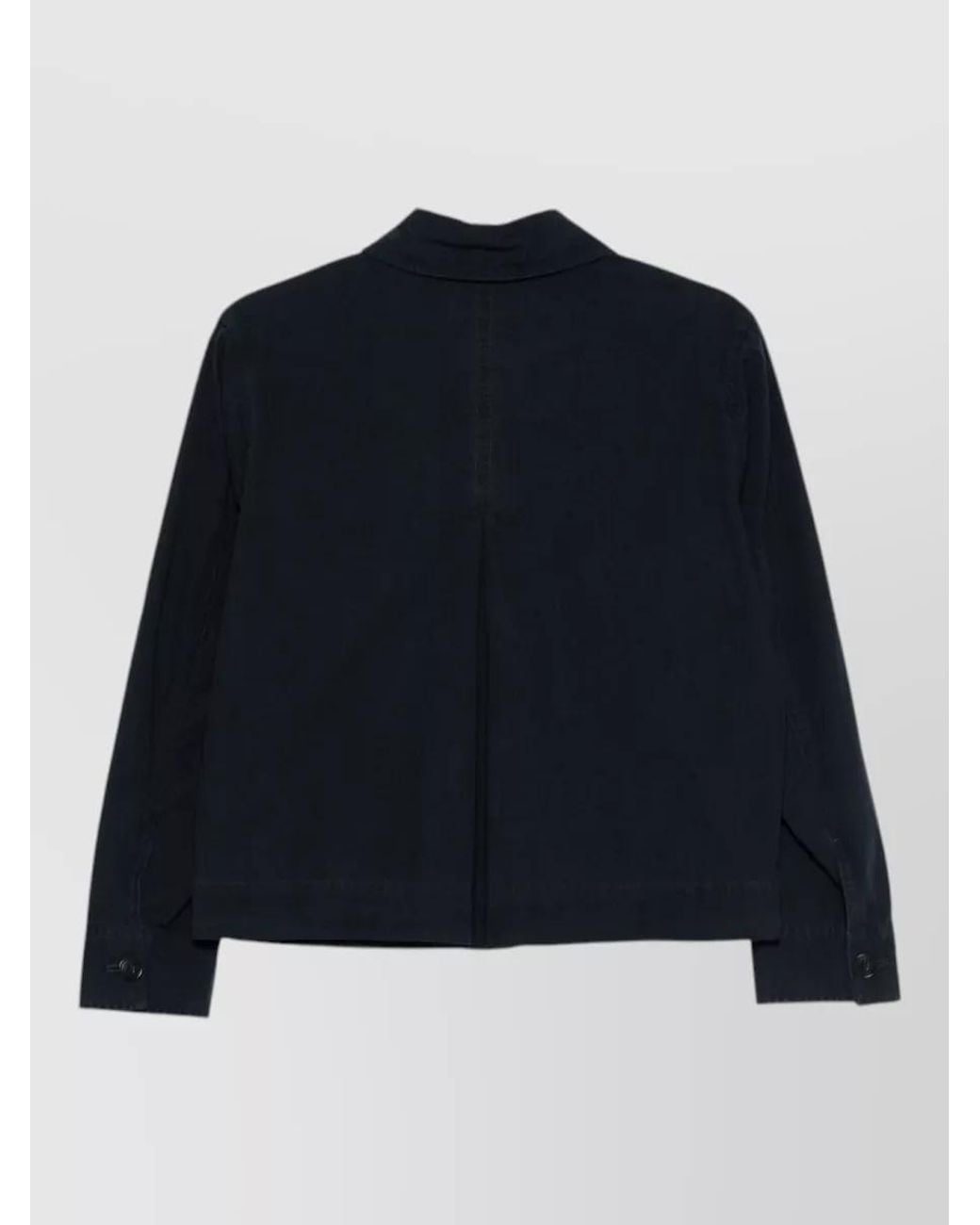 Woolrich Blue Cotton Regular-Fit Overshirt