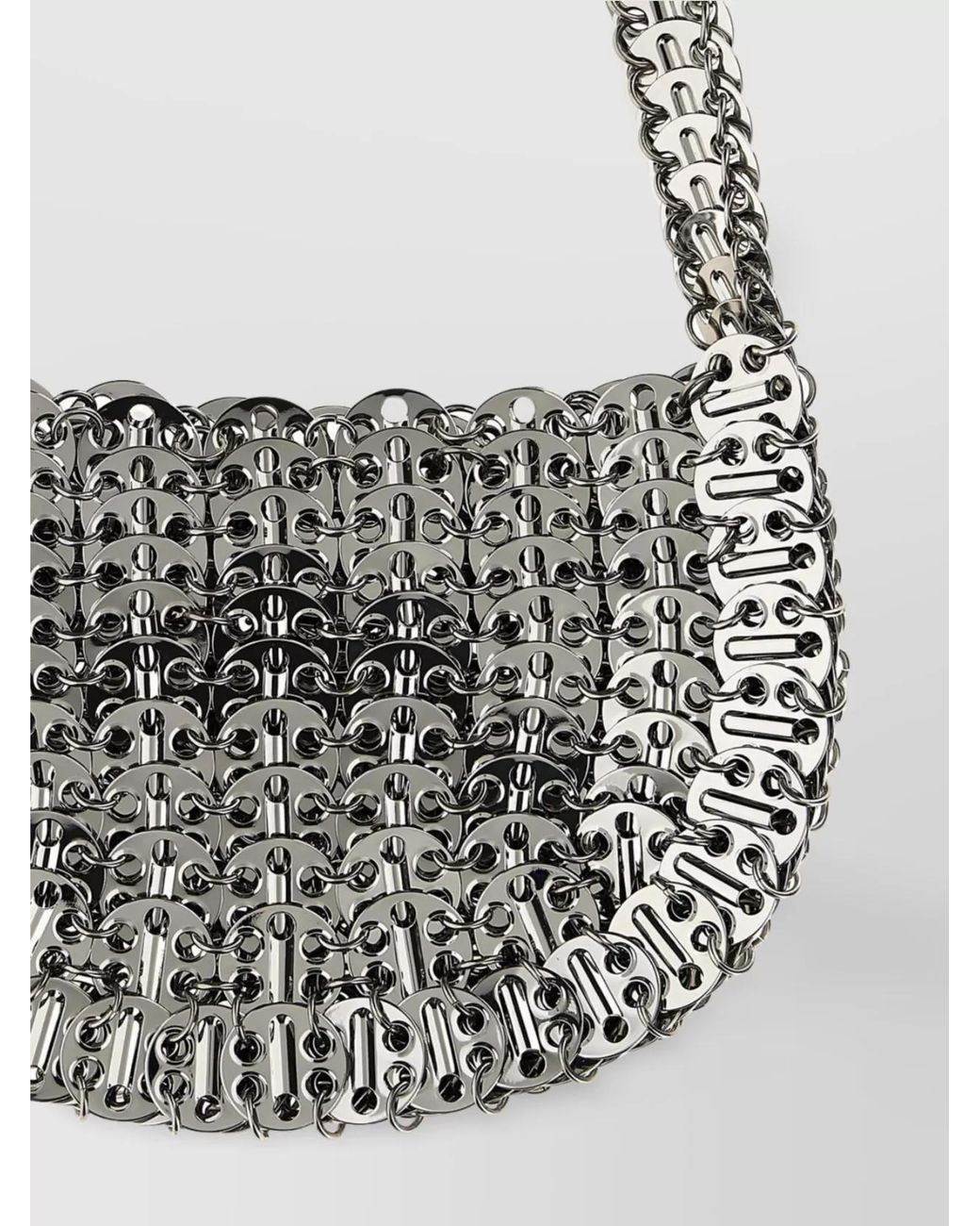 Rabanne Gray 1969 Chain Mail Shoulder Bag