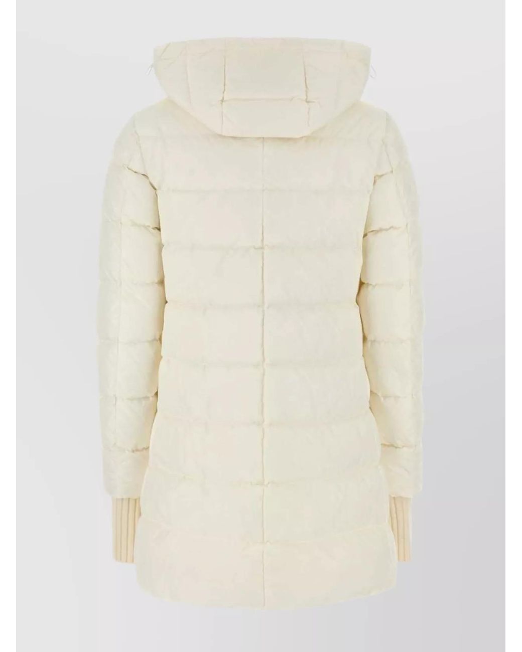 Herno Natural Down Hooded Long Puffer Jacket