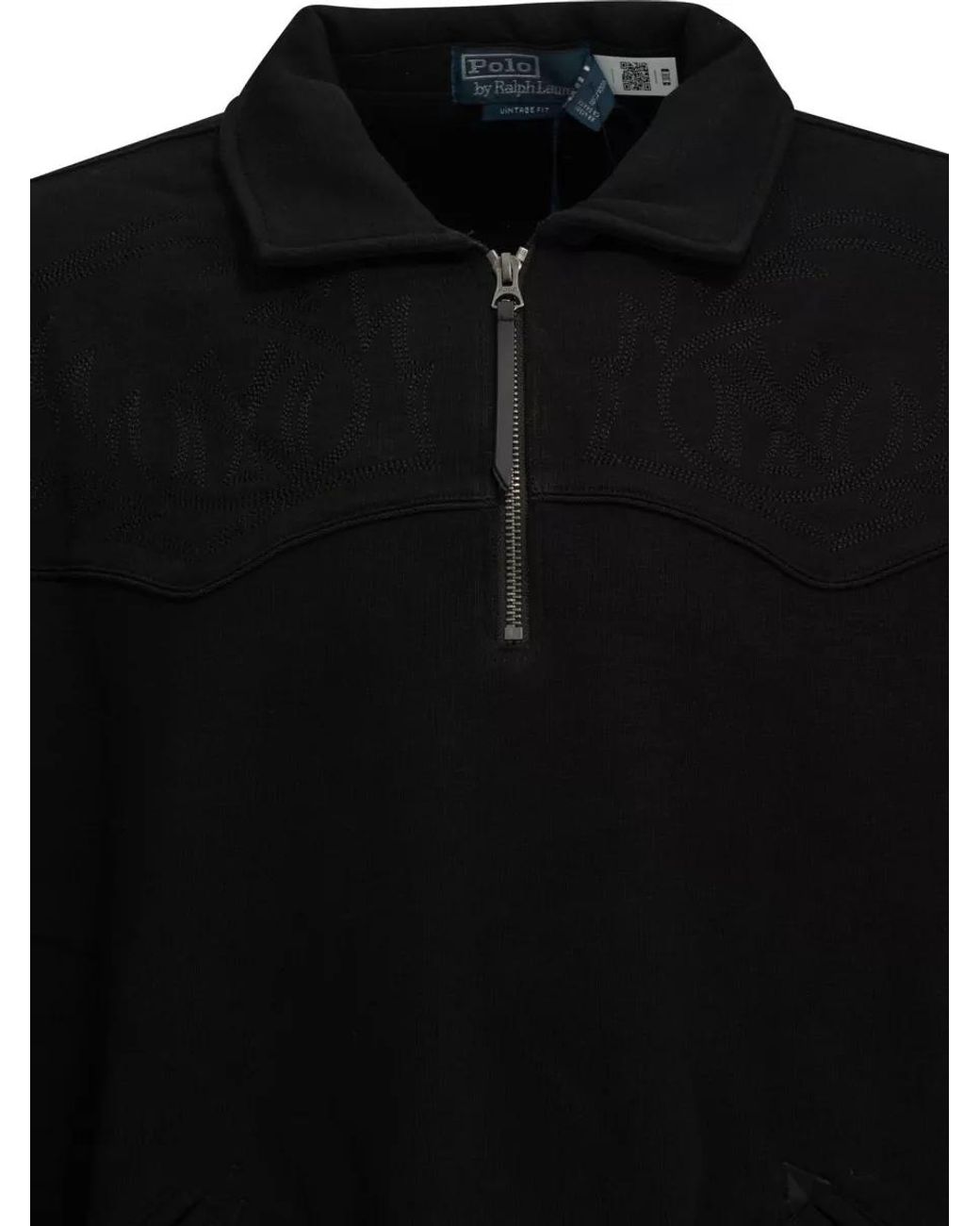 Polo Ralph Lauren Black Polo-Collar Lightweight Jacket for men