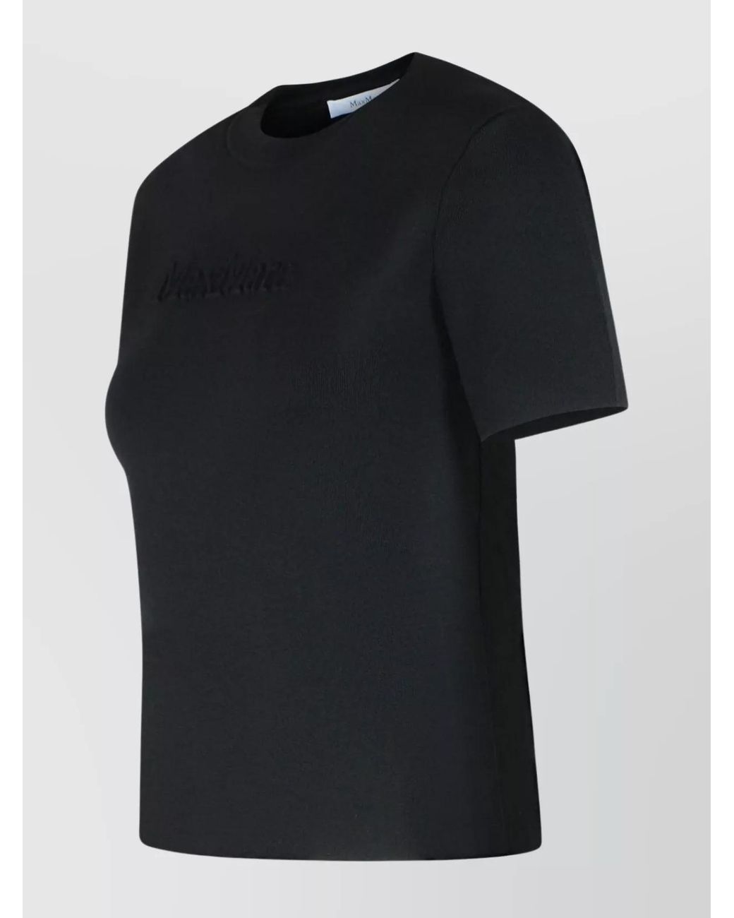 Max Mara Black Viscose Blend T-Shirt