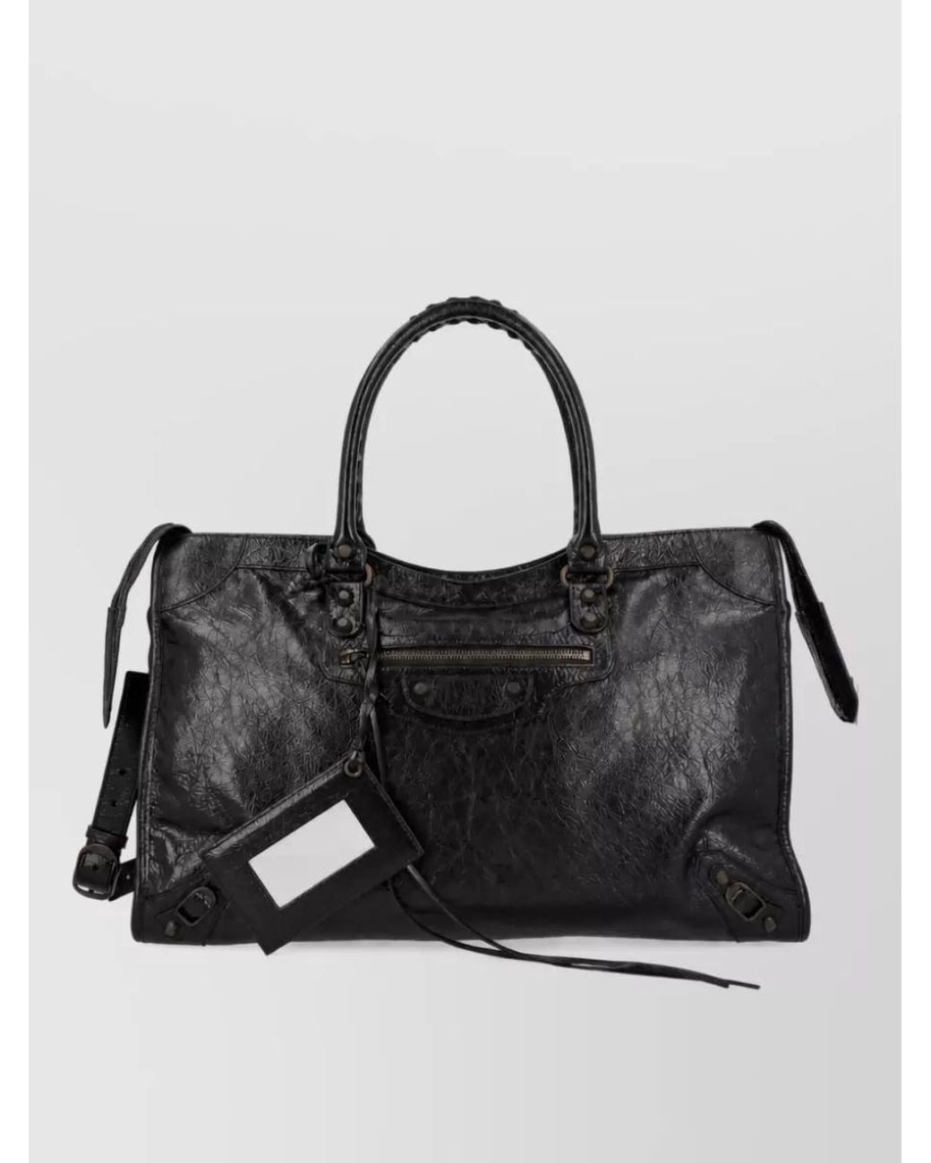 Balenciaga Leather Briefcase in Black for Men | Lyst UK