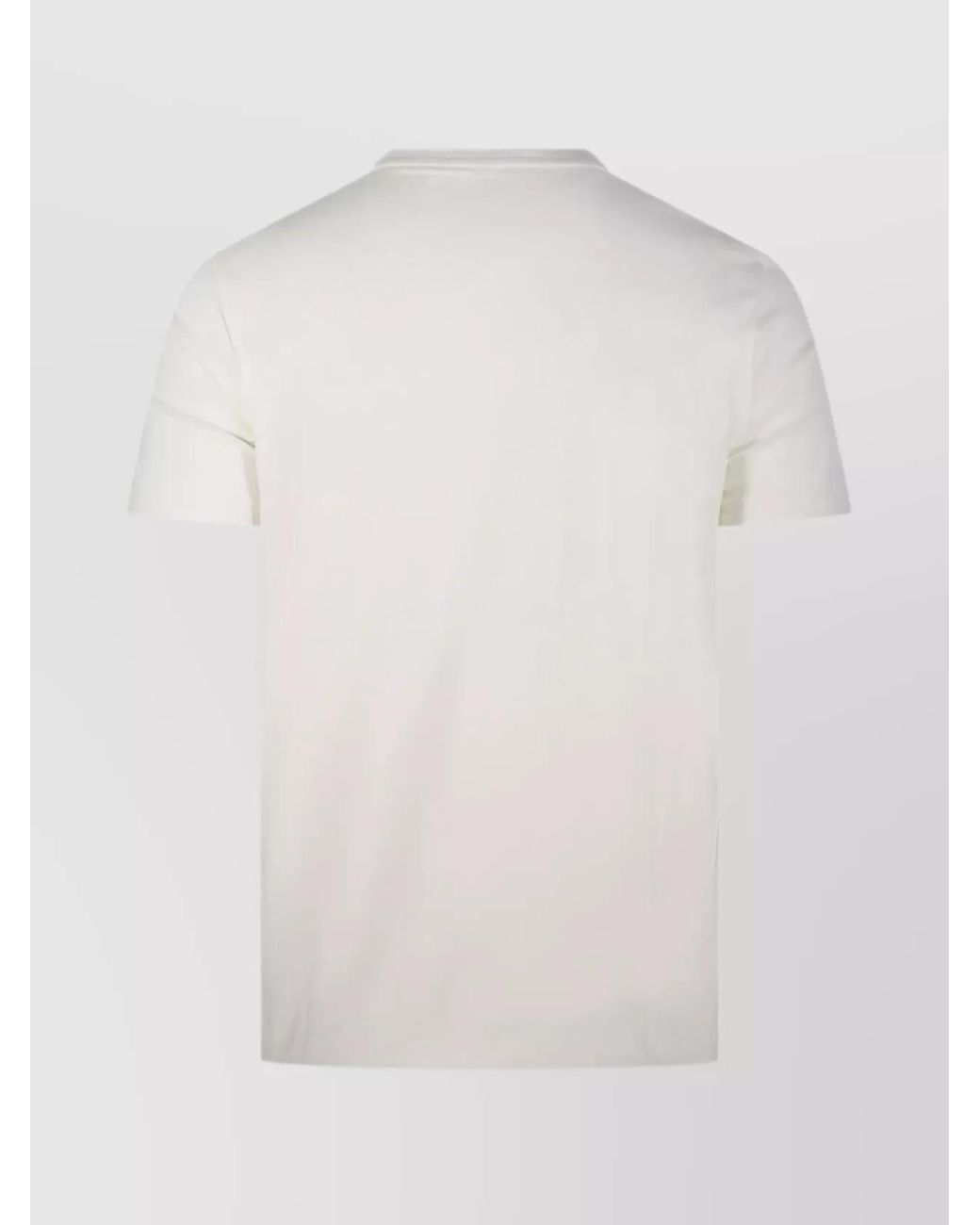 Ralph Lauren White Cotton Crew-Neck Short-Sleeve T-Shirt for men