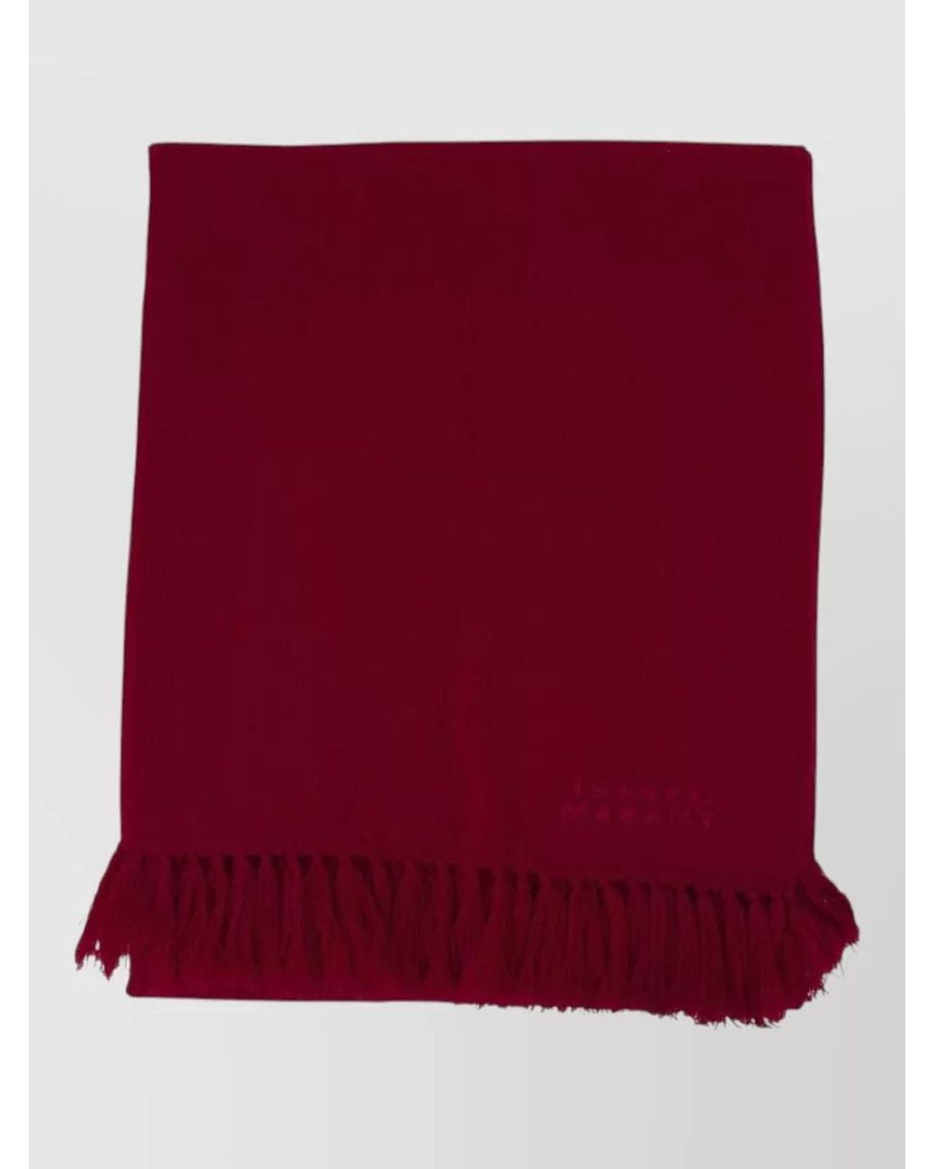 Isabel Marant Red Cashmere Scarf