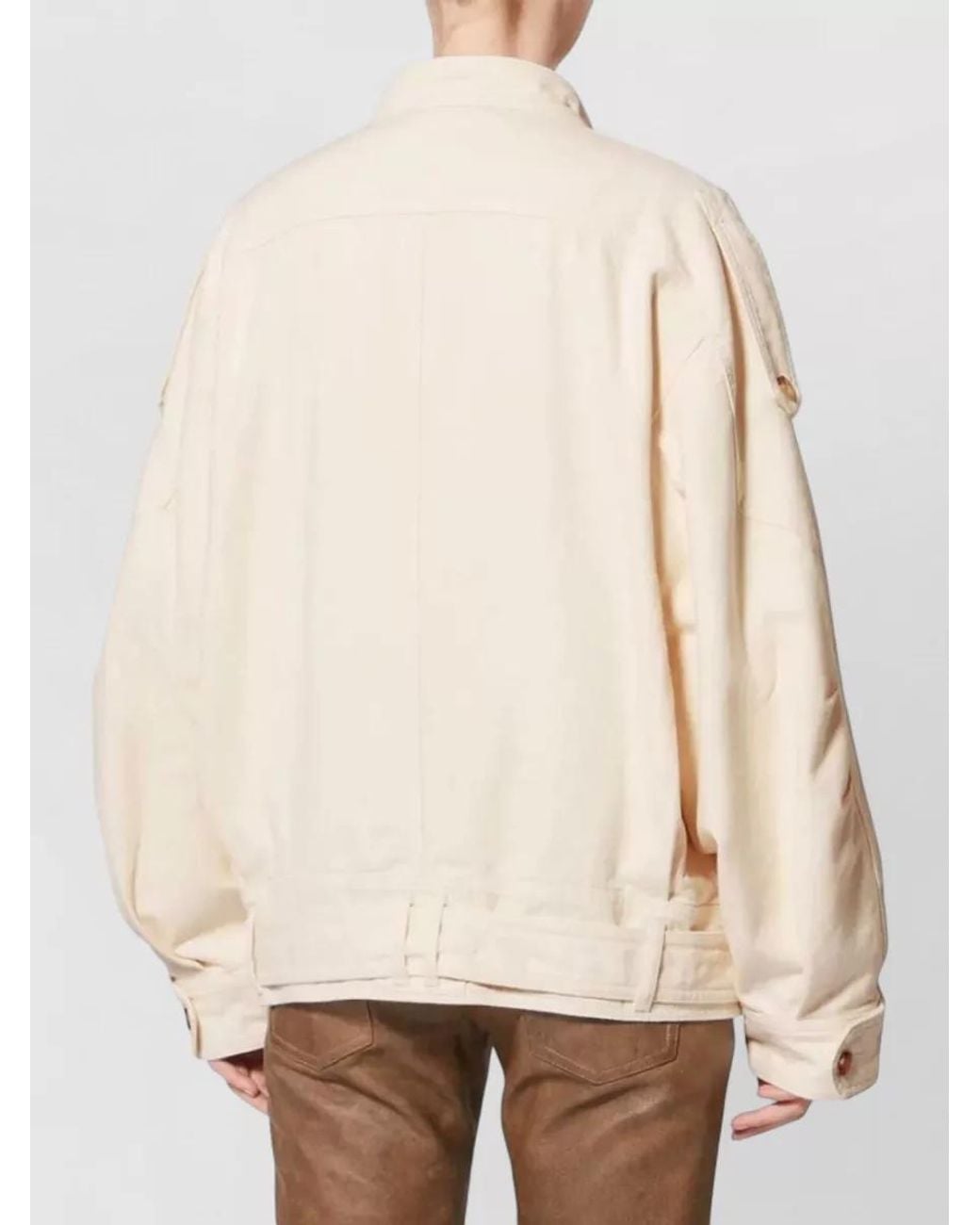 Isabel Marant Natural Cotton Oversized Coat