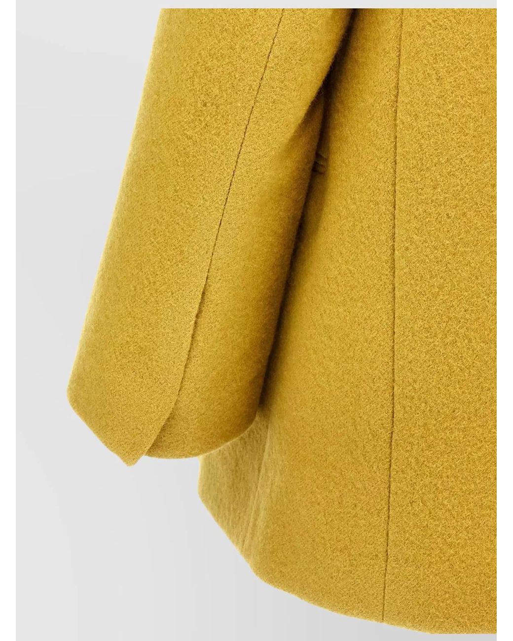 Dries Van Noten Yellow Wool Blink Blazer