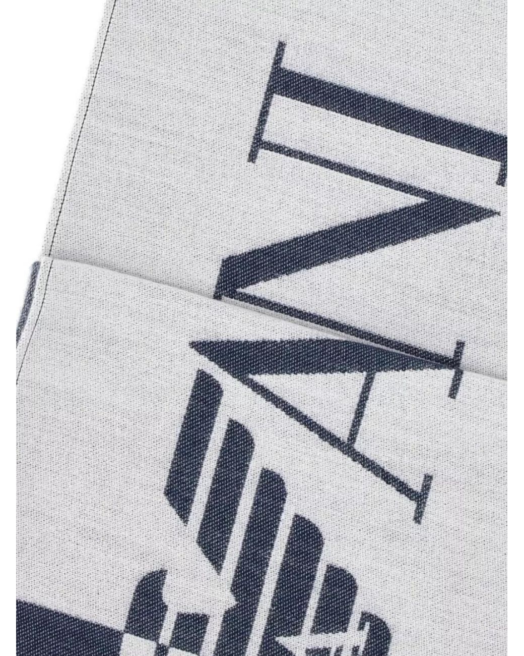 Emporio Armani White Scarf for men