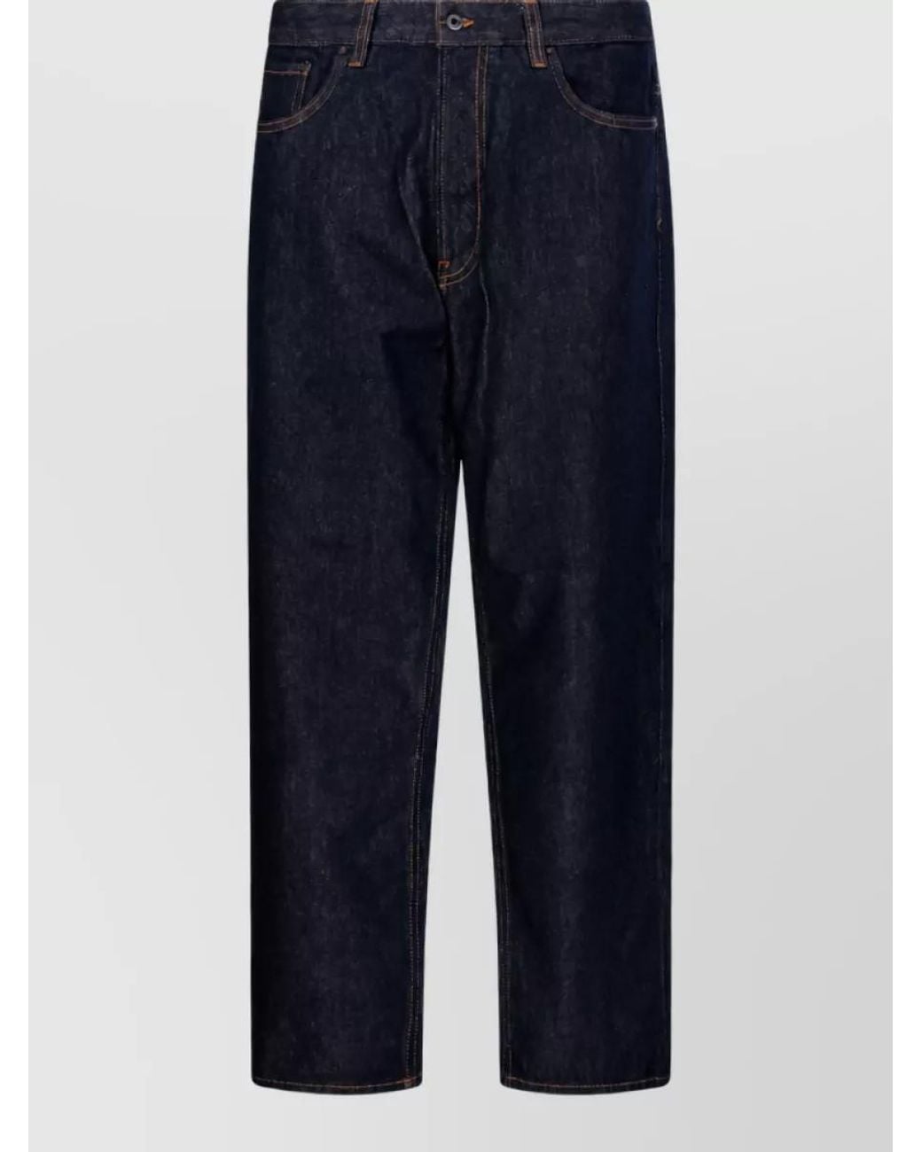 Emporio Armani Blue Denim Straight-Leg Jeans for men
