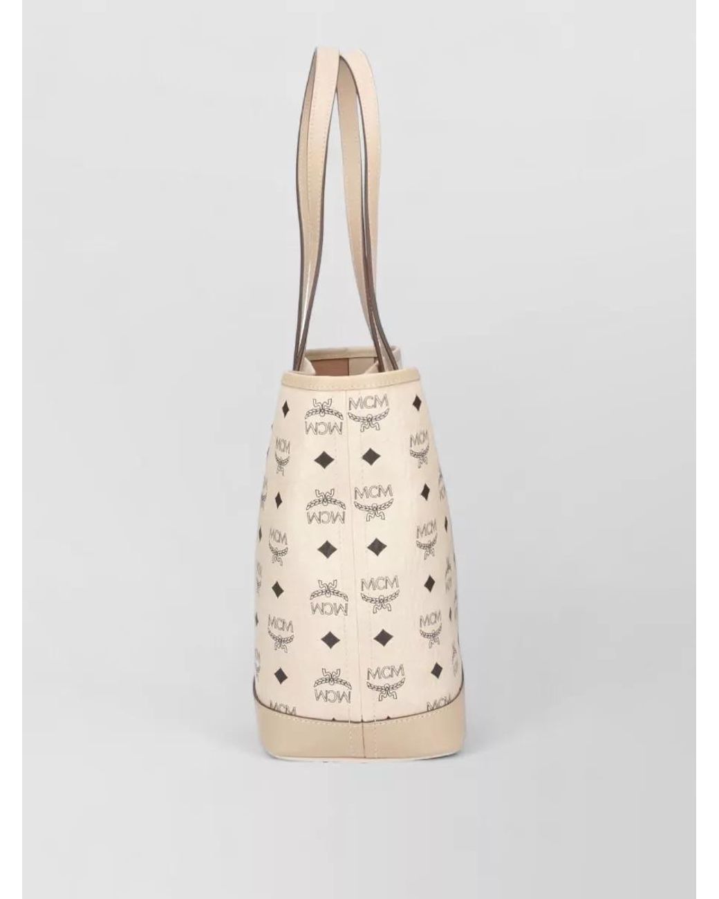 MCM Natural Shopper Shoulder Bag