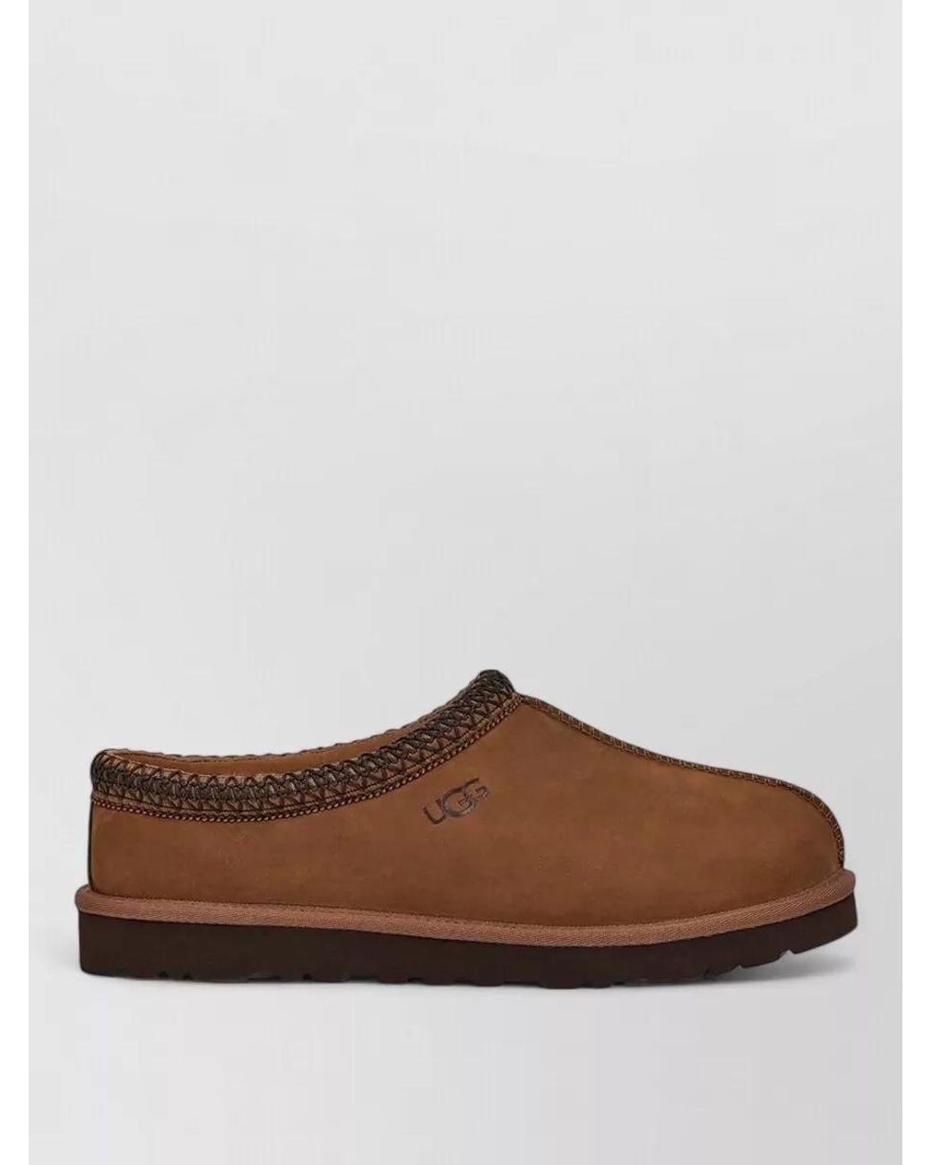 Ugg Brown Leather Slippers for men