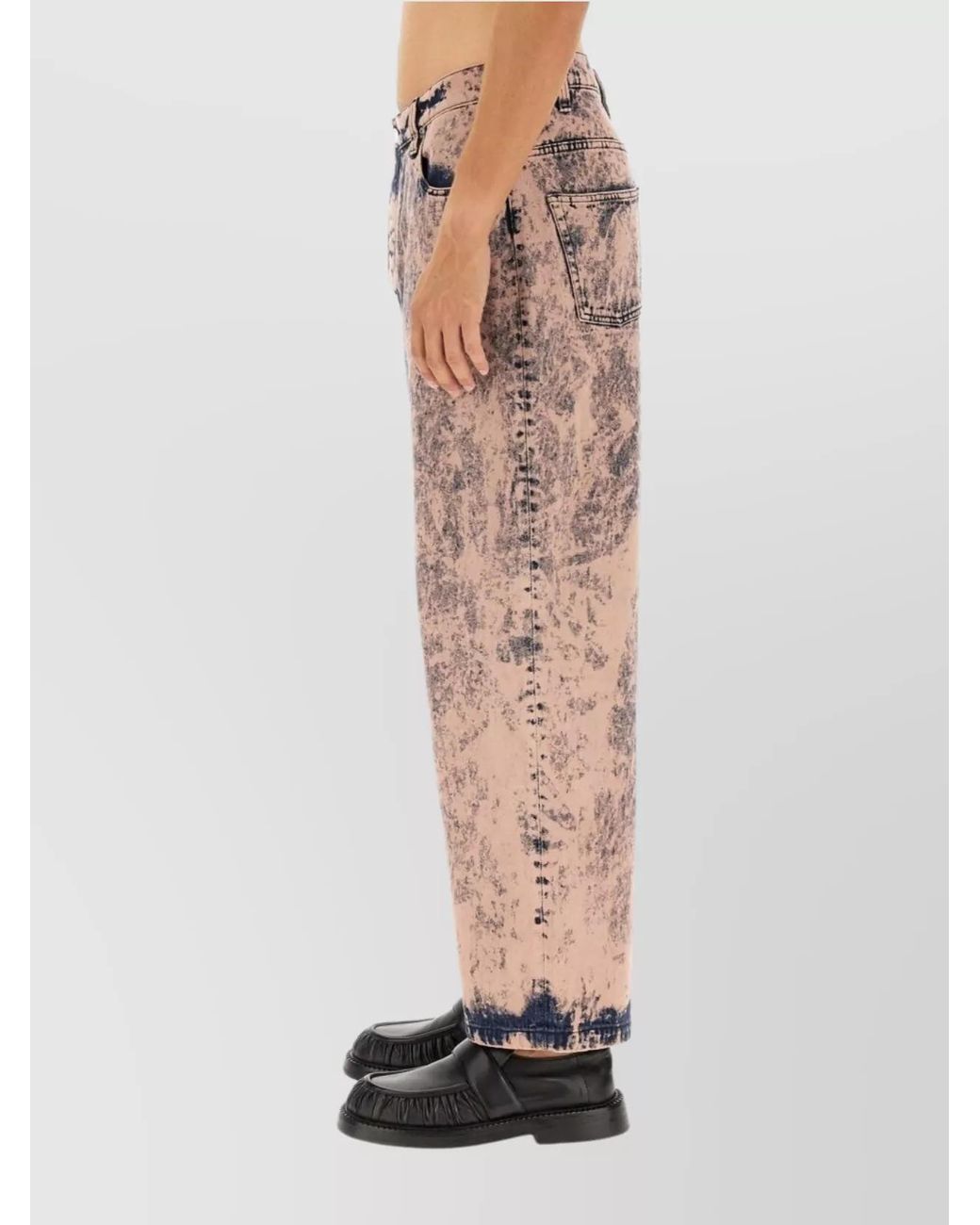 Etudes Studio Multicolor Organic Cotton Wide Leg Jeans for men