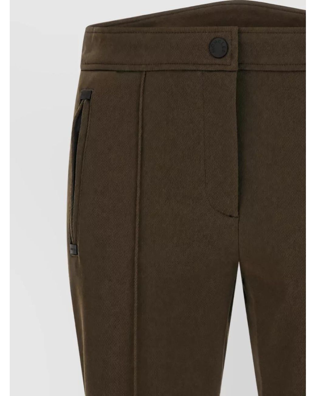 Moncler Brown Slim-Fit Technical Trousers