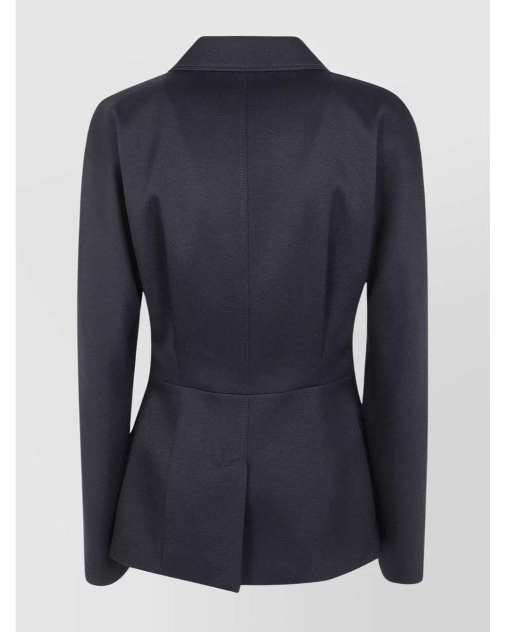 Lanvin Blue Single-Breasted Wool Tailored Blazer