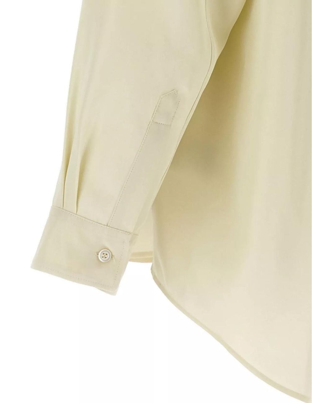 Magliano Multicolor Silk Printed Long-Sleeve Asymmetric Shirt for men