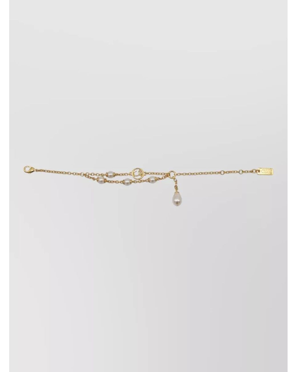 Chloé Multicolor Brass Chain Bracelet