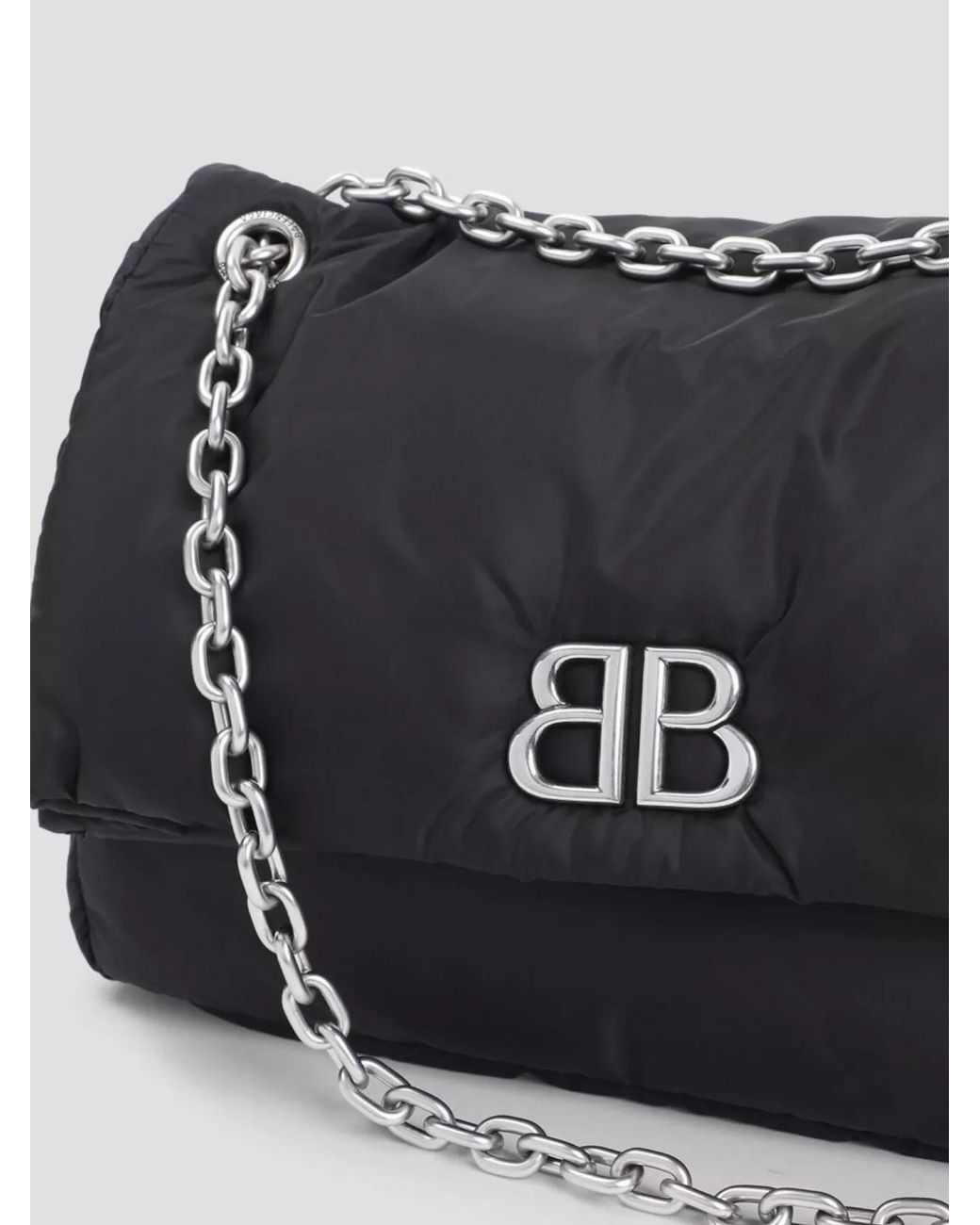 Balenciaga Black Medium Monaco Shoulder Bag