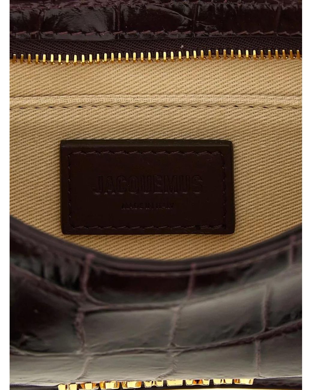 Jacquemus White Le Bisou Leather Clutch Bag