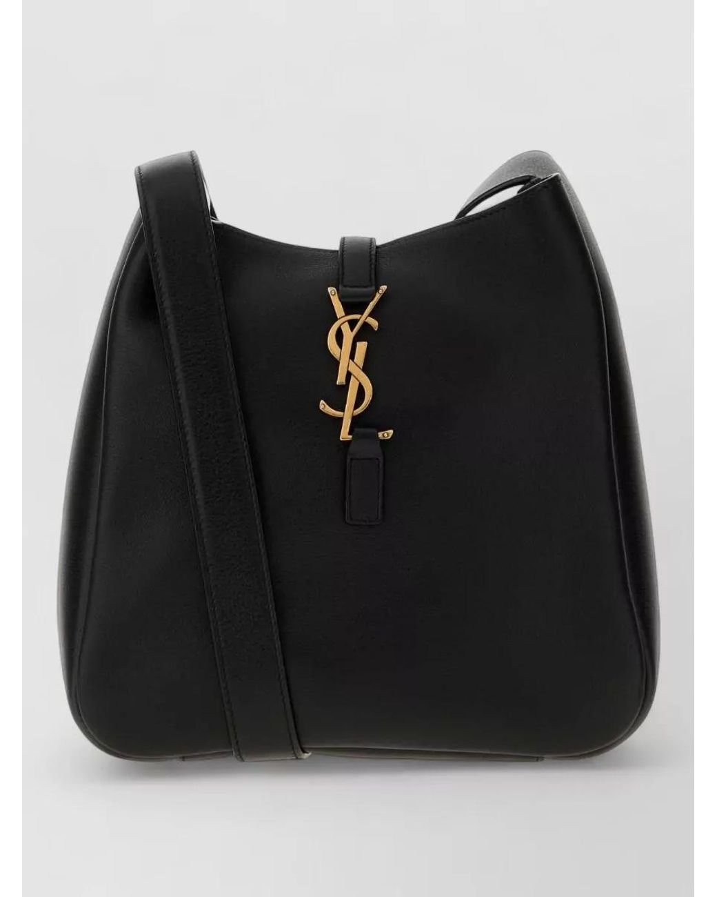 Saint Laurent Black Le 5 À 7 Calf Leather Cross-Body Bag