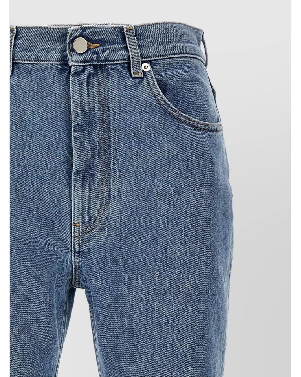 Loulou de Saison Blue Denim Straight-Leg Jeans