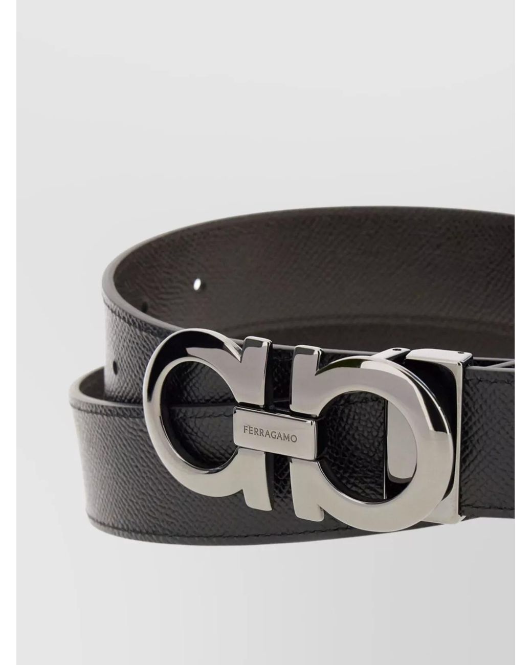 Ferragamo Multicolor Leather Reversible Belt for men