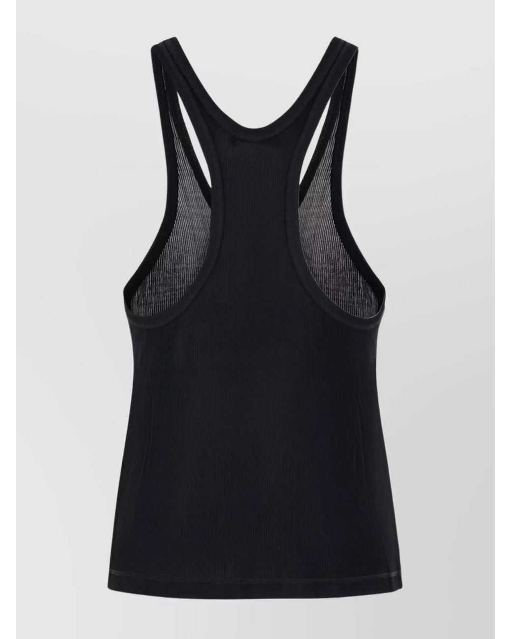 Tom Ford Black Ribbed Tank Top