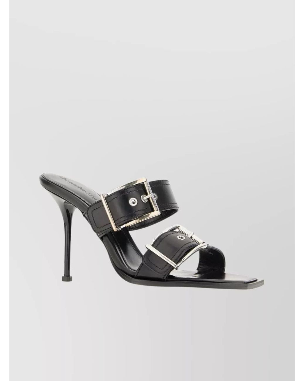 McQueen Multicolor Leather Stiletto Sandals