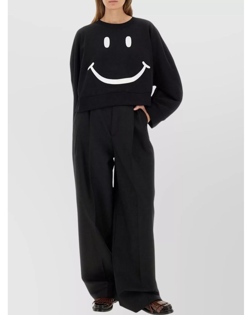 Moschino Blue Smiley Sweater