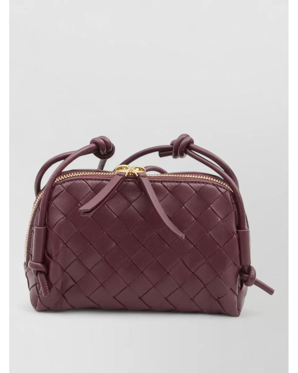 Bottega Veneta Purple Concert Pouch Lambskin Mini Bag