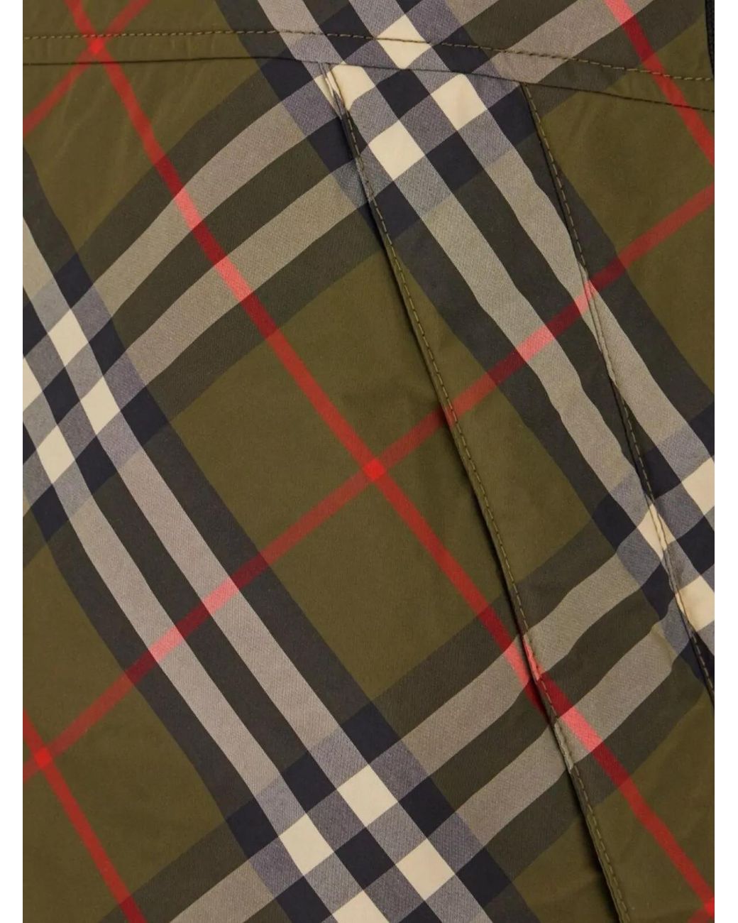Burberry Green Quilted Sleeveless Check Gilet for men