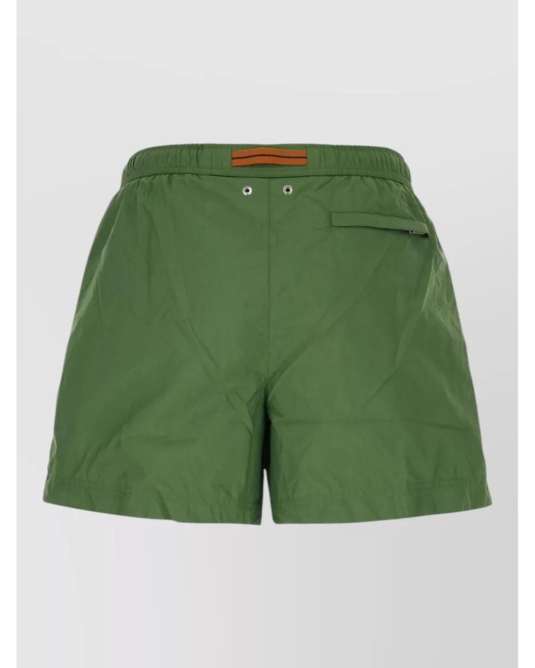 Zegna Green Nylon Swim Shorts for men