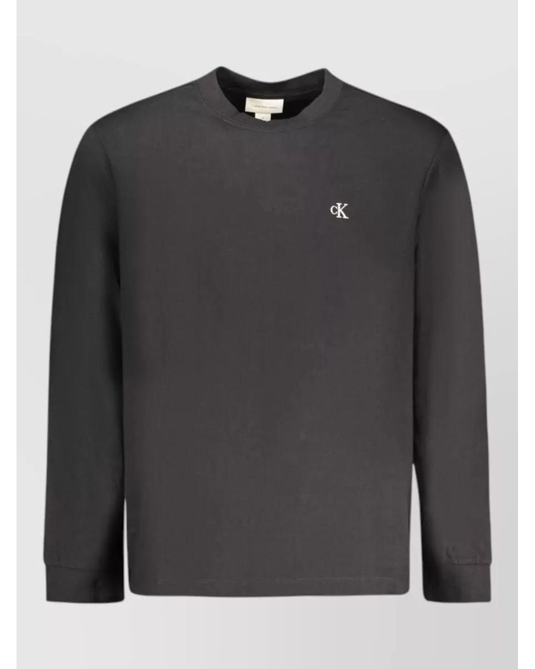 Calvin Klein Black Cotton T-Shirt for men