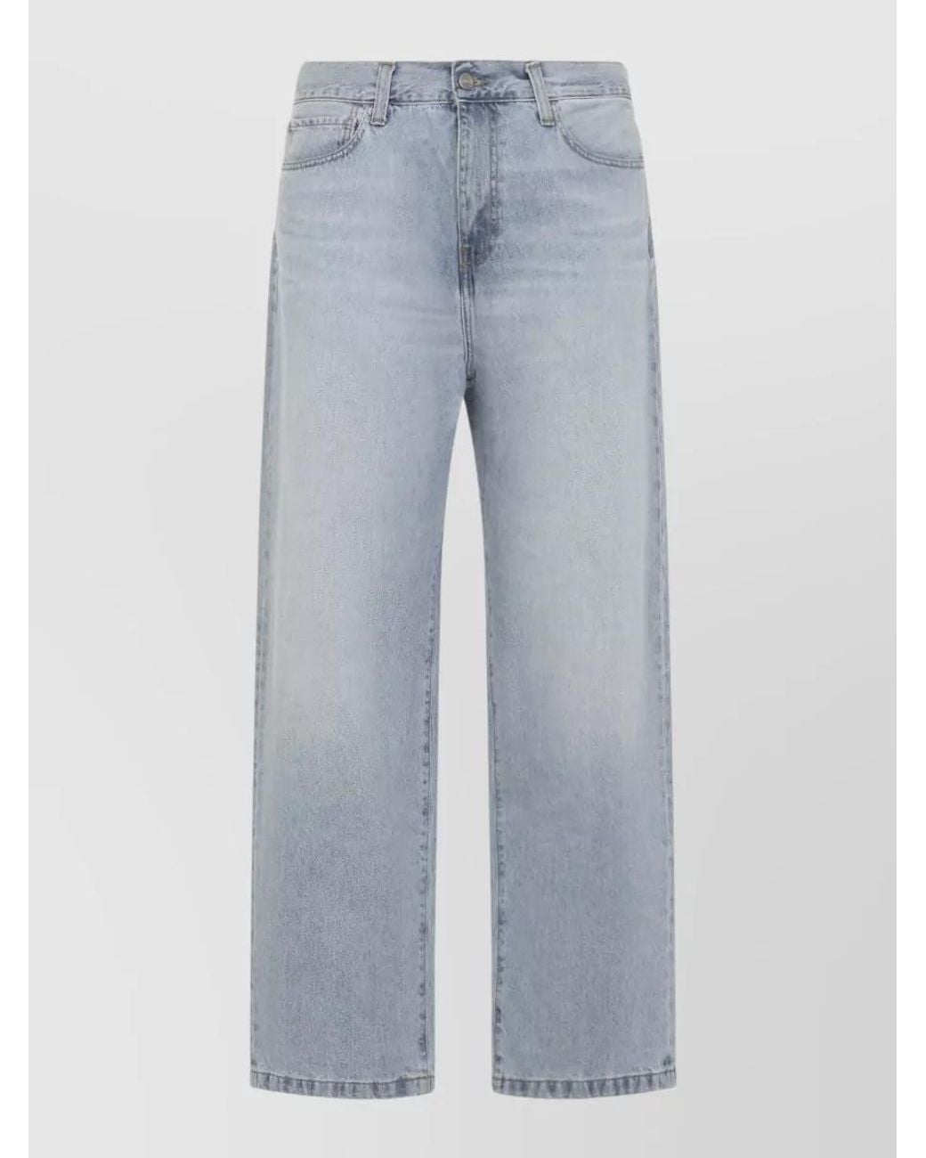 Carhartt Blue Denim Wide-Leg Jeans for men
