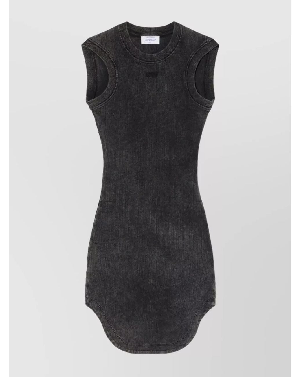 Off-White c/o Virgil Abloh Black Cotton Mini Dress