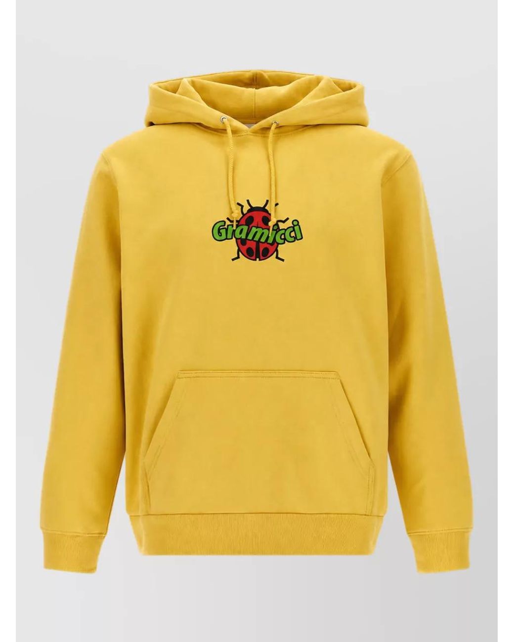 Gramicci Yellow Graphic Hoodie for men