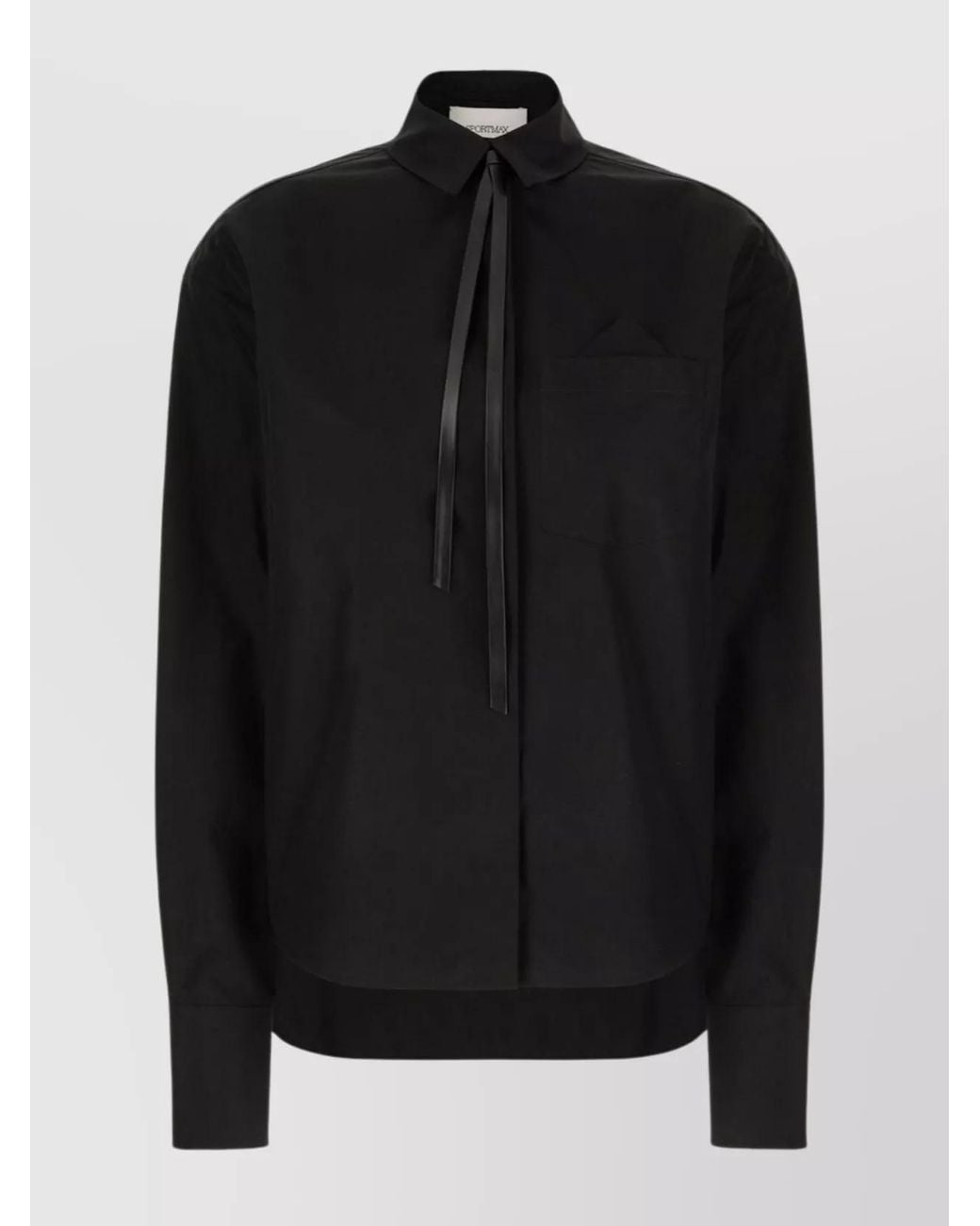 Sportmax Black Wool Shirt