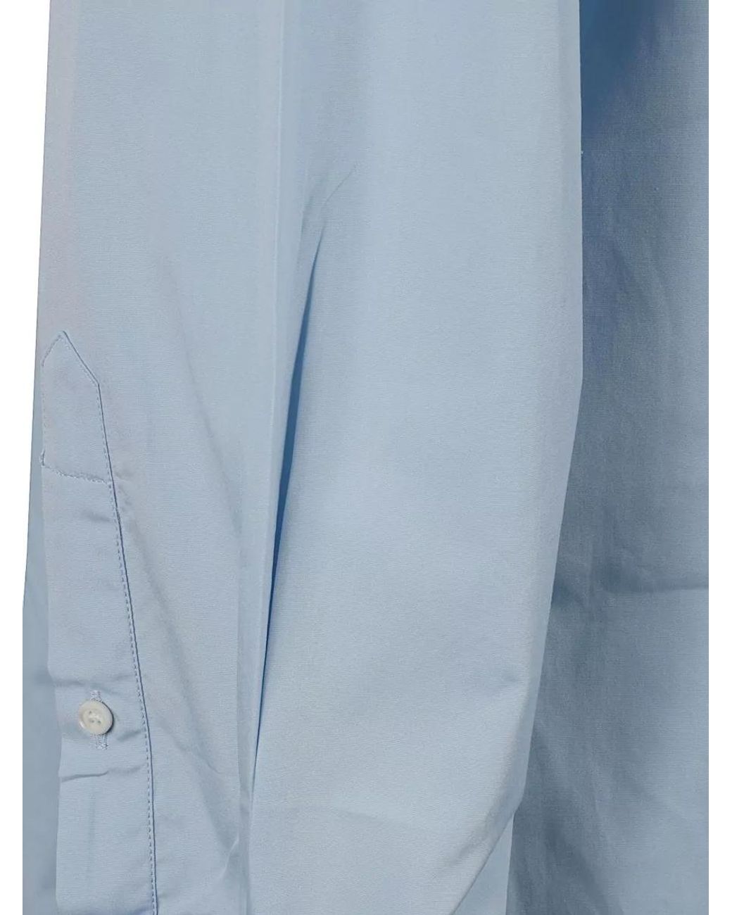 Prada Blue Poplin Shirt
