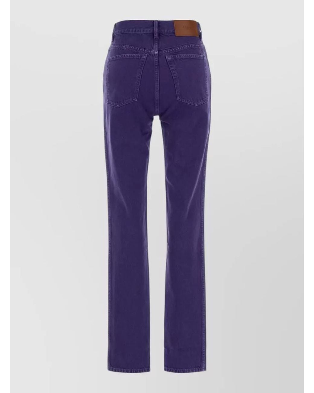 Chloé Blue Straight-Leg Denim Jeans