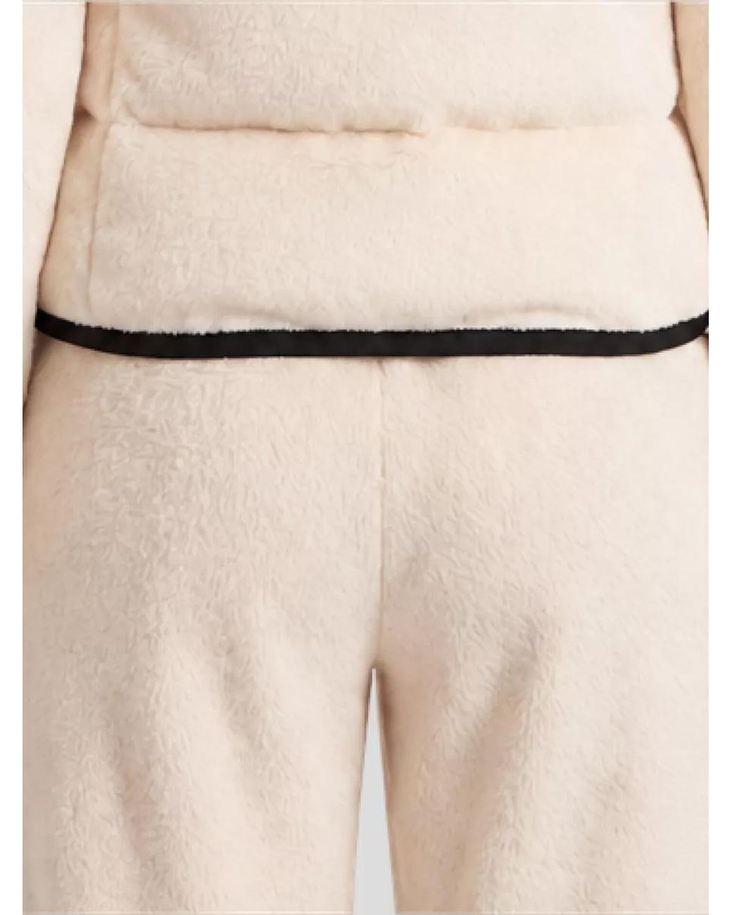 Moncler Natural Padded Fleece Hooded Jacket