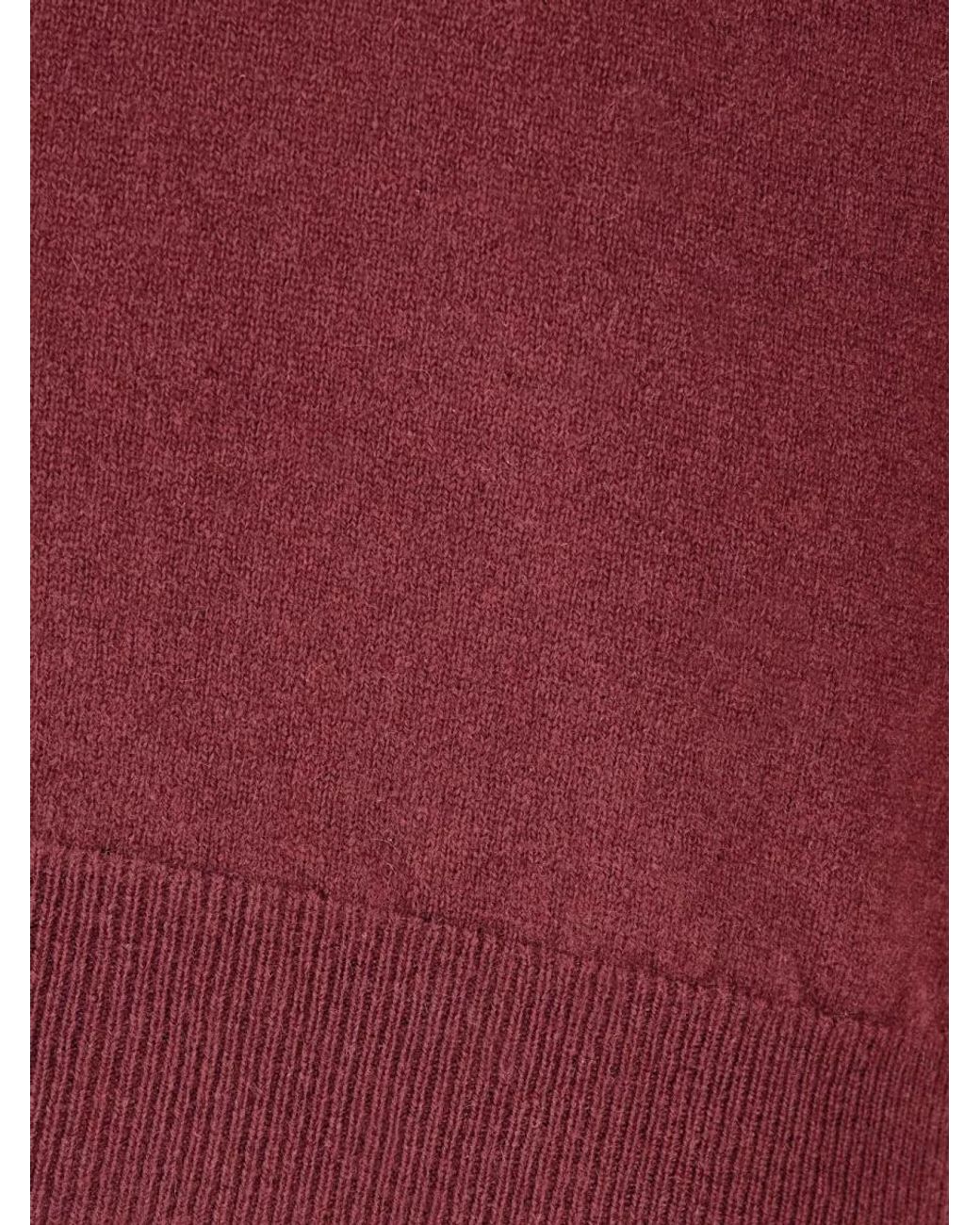 Ballantyne Red Cashmere Jumper for men